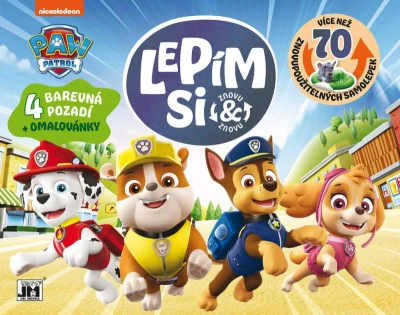 Jiri Models Lepím si znovu Tlapková Patrola zábava se samolepkami Jiri Models Lepím si znovu Tlapková Patrola zábava se samolepkami