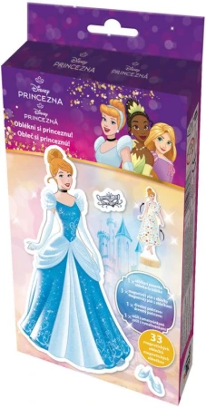 Jiri Models Magnetické oblékání + omalovánky Disney Princezny Popelka Jiri Models Magnetické oblékání + omalovánky Disney Princezny Popelka