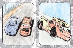 Jiri Models Maluj vodou A4 Auta (Cars) omalovánky