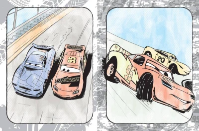 Jiri Models Maluj vodou A4 Auta (Cars) omalovánky