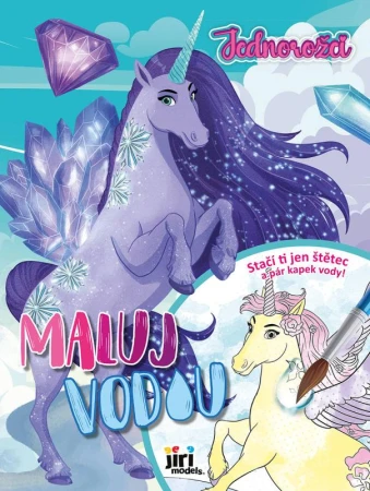 Jiri Models Maluj vodou A4 Jednorožci omalovánky Jiri Models Maluj vodou A4 Jednorožci omalovánky