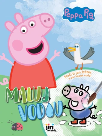 JIRI MODELS Maľuj vodou A4 prasiatko Peppa Pig omaľovánky JIRI MODELS Maľuj vodou A4 prasiatko Peppa Pig omaľovánky