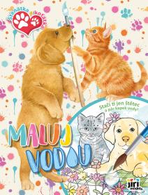 Jiri Models Maluj vodou A4 Štěňátka a koťátka omalovánky Jiri Models Maluj vodou A4 Štěňátka a koťátka omalovánky