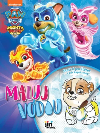 Jiri Models Maluj vodou A4 Tlapková Patrola II. omalovánky Jiri Models Maluj vodou A4 Tlapková Patrola II. omalovánky