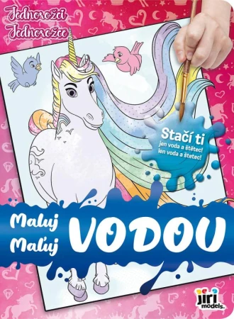 Jiri Models Maluj vodou jednorožci omalovánky Jiri Models Maluj vodou jednorožci omalovánky