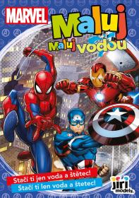 Jiri Models Maluj vodou Marvel hrdinové A5 omalovánky