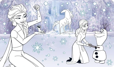Jiri Models Maluj vodou Zas a znovu Frozen (Ledové Království)