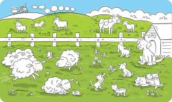 Jiri Models Maluj vodou Zas a znovu Zvířátka farma