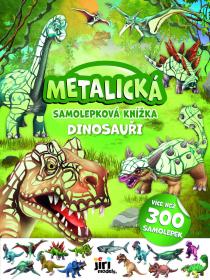Jiri Models Metalická samolepková knížka Dinosauři Jiri Models Metalická samolepková knížka Dinosauři