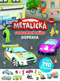 Jiri Models Metalická samolepková knížka Doprava Jiri Models Metalická samolepková knížka Doprava