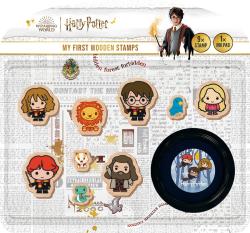 Jiri Models Moje první razítka Harry Potter set 9ks s poduškou DŘEVO