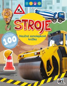Jiri Models Naučná samolepková knížka Stavební stroje