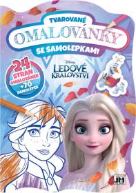 Jiri Models Omalovánky tvarované + samolepky Frozen (Ledové Království)
