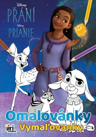 Jiri Models Omalovánky A4 Disney Přání Jiri Models Omalovánky A4 Disney Přání