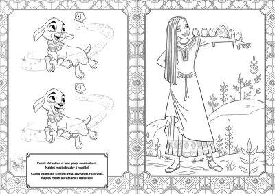 Jiri Models Omalovánky A4 Disney Přání