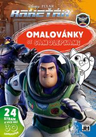Jiri Models Omalovánky A4 se samolepkami Rakeťák