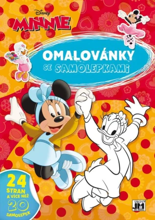 Jiri Models Omalovánky A4 se samolepkami Disney Minnie Mouse