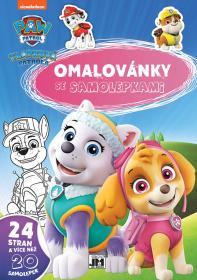 Jiri Models Omalovánky A4 se samolepkami Tlapková patrola