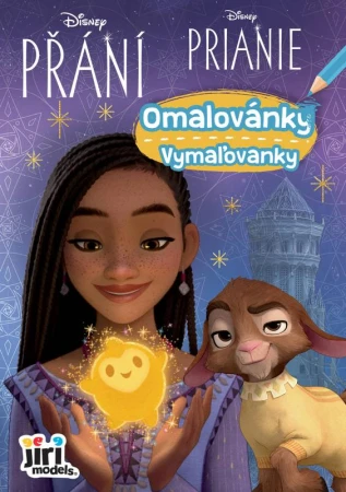 Jiri Models Omalovánky A5+ Disney Přání Jiri Models Omalovánky A5+ Disney Přání