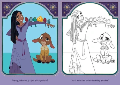 Jiri Models Omalovánky A5+ Disney Přání