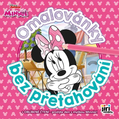Jiri Models Omalovánky bez přetahování Disney Minnie Mouse