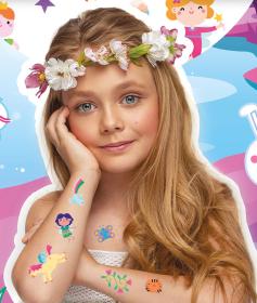 Jiri Models Omalovánky s tetováním Víly a princezny