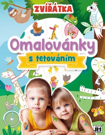 Jiri Models Omalovánky s tetováním Zvířátka Jiri Models Omalovánky s tetováním Zvířátka