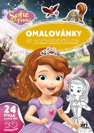 Jiri Models Omalovánky so samolepkami A4+ Sofie Prvá