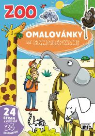 Jiri Models Omalovánky se samolepkami A4+ ZOO Zvířátka Jiri Models Omalovánky se samolepkami A4+ ZOO Zvířátka