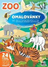 Jiri Models Omalovánky se samolepkami A4+ ZOO Zvířátka II. Jiri Models Omalovánky se samolepkami A4+ ZOO Zvířátka II.