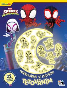 Jiri Models Omalovánky se svítícím tetováním Spidey