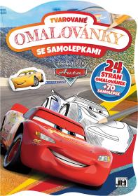 Jiri Models Omalovánky tvarované + samolepky Auta (Cars)