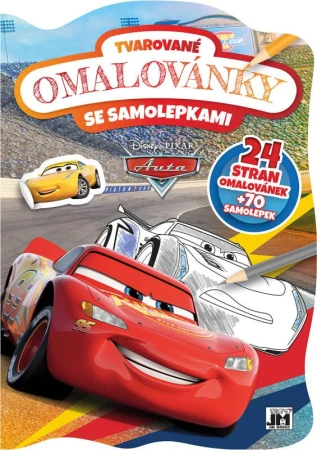 Jiri Models Omalovánky tvarované + samolepky Auta (Cars) Jiri Models Omalovánky tvarované + samolepky Auta (Cars)