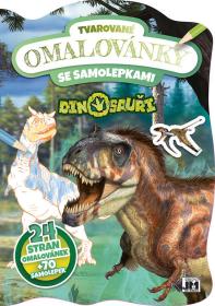 Jiri Models Omalovánky tvarované + samolepky Dinosauři Jiri Models Omalovánky tvarované + samolepky Dinosauři