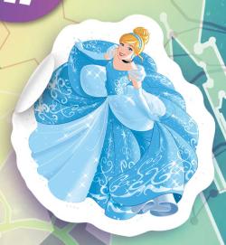 Jiri Models Omalovánky tvarované + samolepky Disney Princezny