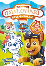Jiri Models Omalovánky tvarované + samolepky II. Tlapková Patrola