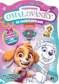 Jiri Models Omalovánky tvarované + samolepky III. Tlapková Patrola