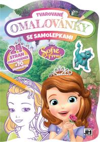 Jiri Models Omalovánky tvarované + samolepky Sofie První
