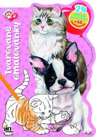 Jiri Models Omalovánky tvarované Štěňátka a koťátka Jiri Models Omalovánky tvarované Štěňátka a koťátka