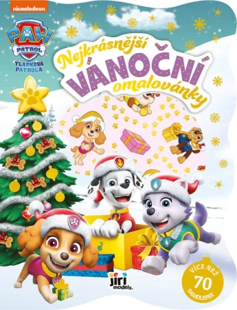 Jiri Models Omalovánky vánoční se samolepkami Tlapková patrola holky Jiri Models Omalovánky vánoční se samolepkami Tlapková patrola holky