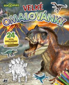 Jiri Models Omalovánky velké se samolepkami Dinosauři Jiri Models Omalovánky velké se samolepkami Dinosauři