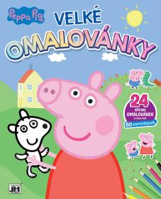 Jiri Models Omalovánky velké se samolepkami Peppa Pig Jiri Models Omalovánky velké se samolepkami Peppa Pig