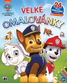Jiri Models Omalovánky velké se samolepkami Tlapková Patrola