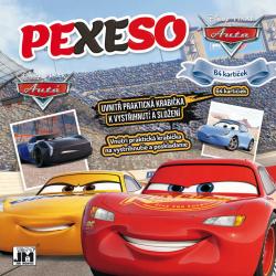 Jiri Models Pexeso v sešitu Auta (Cars) s krabičkou a omalovánkou