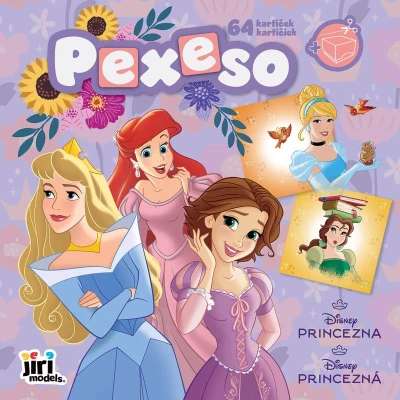 Jiri Models Pexeso v sešitu Princezny s krabičkou a omalovánkou Jiri Models Pexeso v sešitu Princezny s krabičkou a omalovánkou