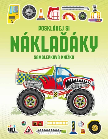 Jiri Models Poskládej si náklaďáky samolepková knížka Jiri Models Poskládej si náklaďáky samolepková knížka