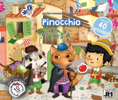 Jiri Models Povídej pohádku Pinocchio knížka samolepková Jiri Models Povídej pohádku Pinocchio knížka samolepková
