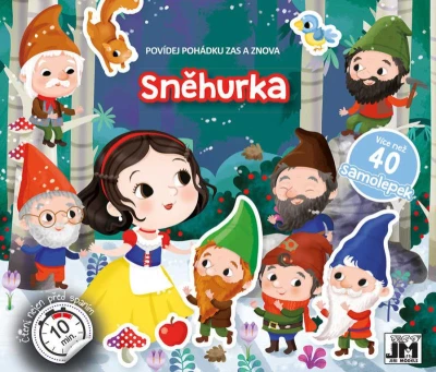 Jiri Models Povídej pohádku Sněhurka knížka samolepková Jiri Models Povídej pohádku Sněhurka knížka samolepková
