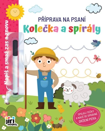 Jiri Models Příprava na psaní Kolečka a spirály set s fixem Jiri Models Příprava na psaní Kolečka a spirály set s fixem