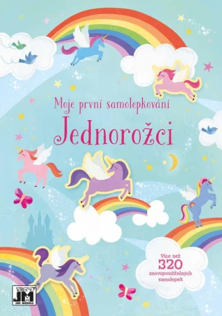 Jiri Models První samolepkování Jednorožci znovu použitelné samolepky 300+